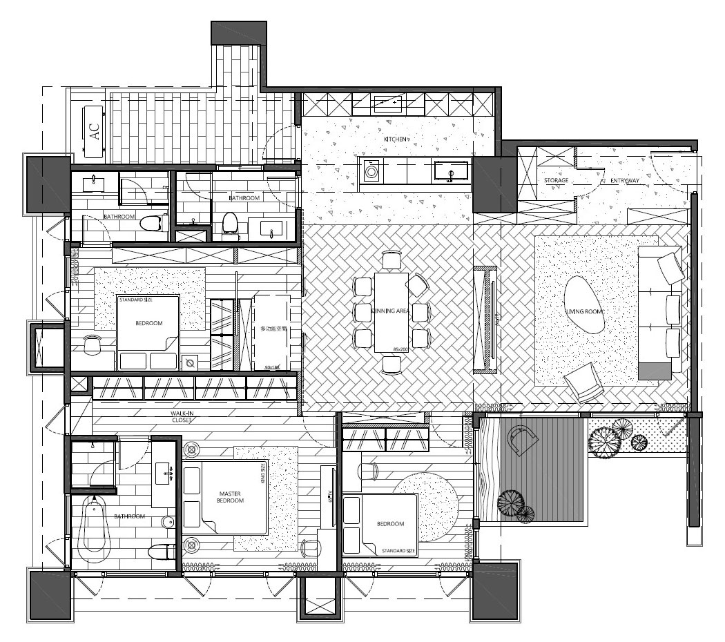 莎若設計_京懋頤和平面圖